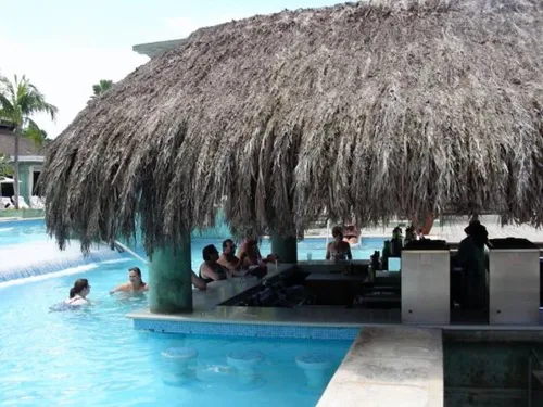 Swimming pool at a tropical all-inclusive resort