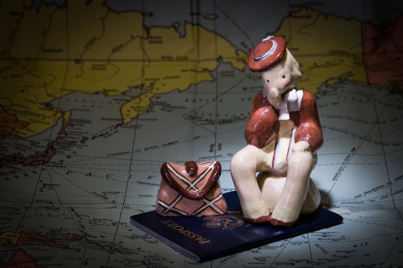 Organized travel planning notes and destination ideas